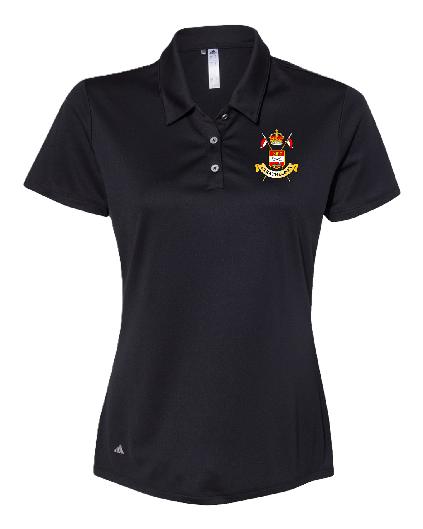 Adidas Women's Performance Polo w/ Crossed Lances Crest Edmonton Chapter