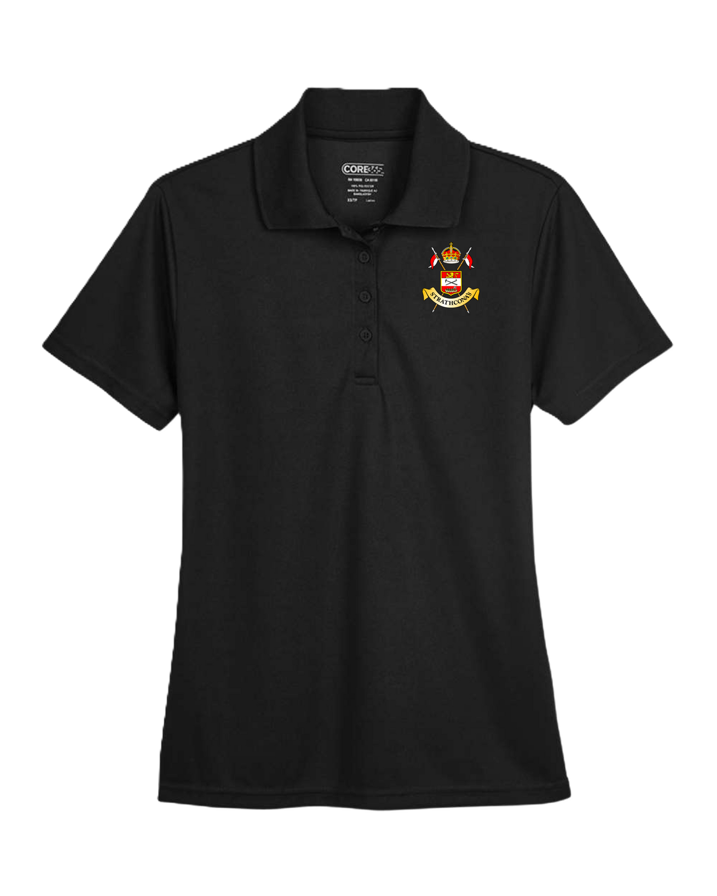 Women's Origin Performance Piqué Polo w/ Crossed Lances Crest Edmonton Chapter