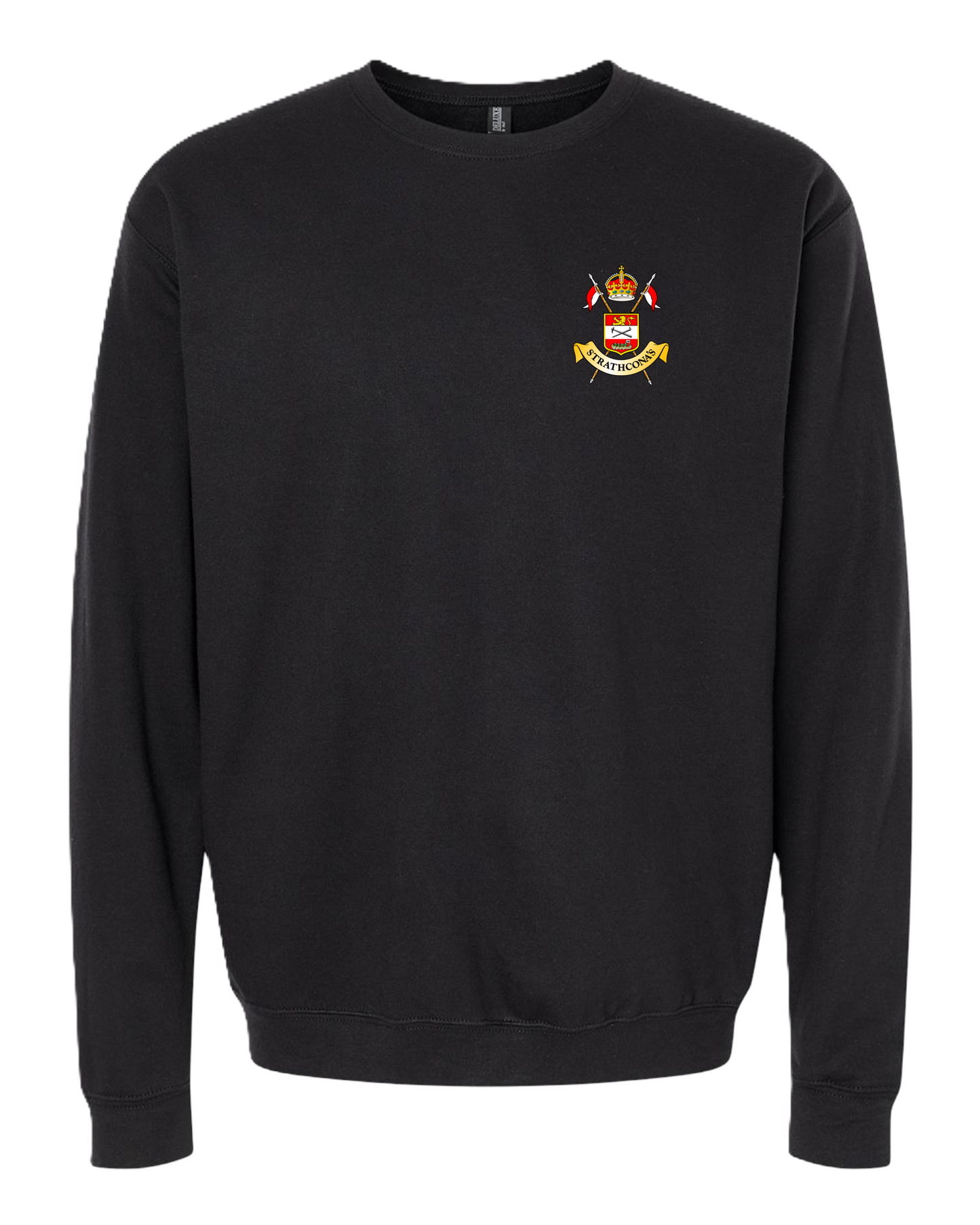 Unisex Crewneck Fleece w/ Crossed Lances Crest
