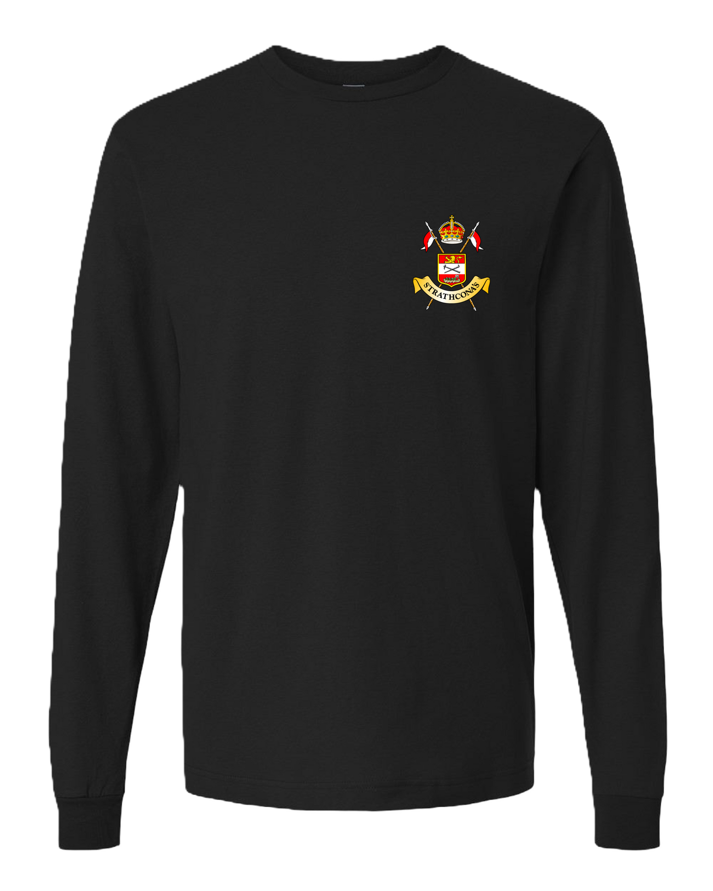 Fine Jersey Long Sleeve TShirt w/ Crossed Lances Crest Edmonton Chapter