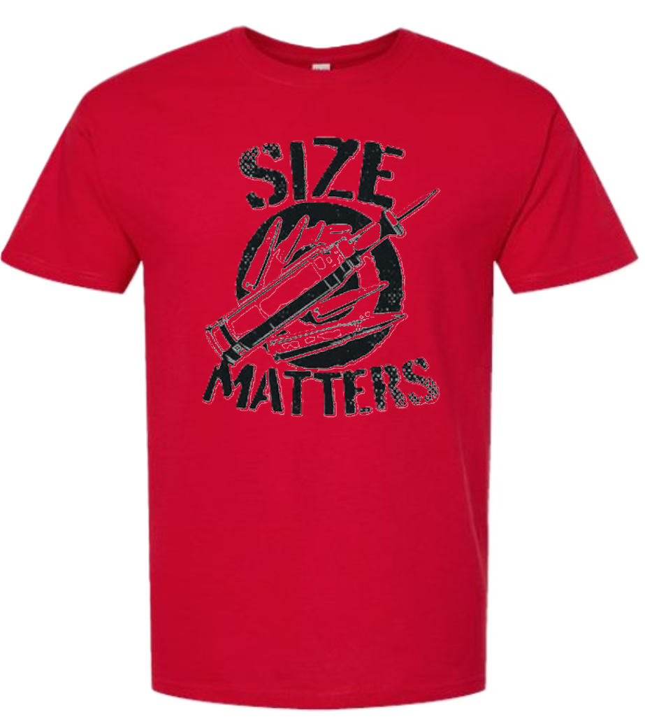 T-Shirts "Size Matters - Sabot"