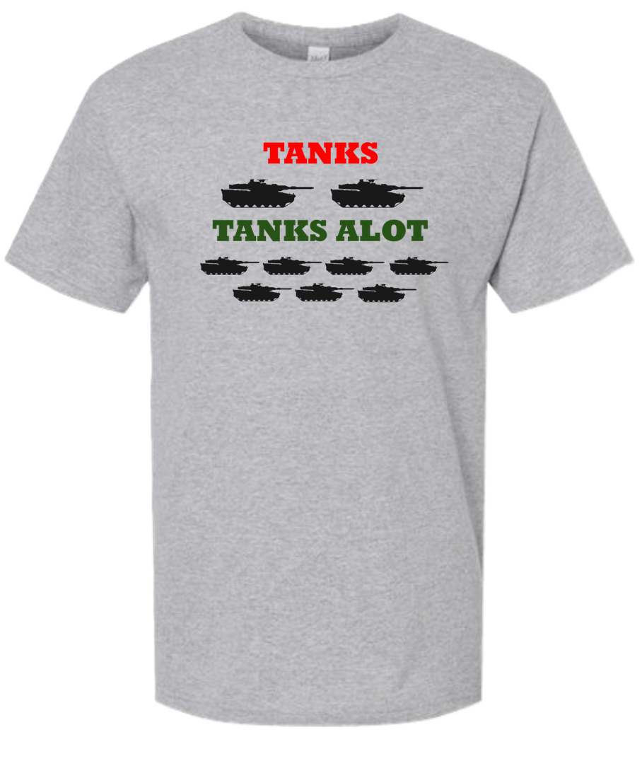 T-Shirts "Tanks A lot"