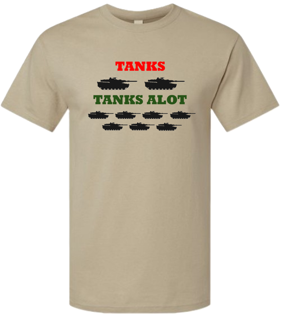 T-Shirts "Tanks A lot"