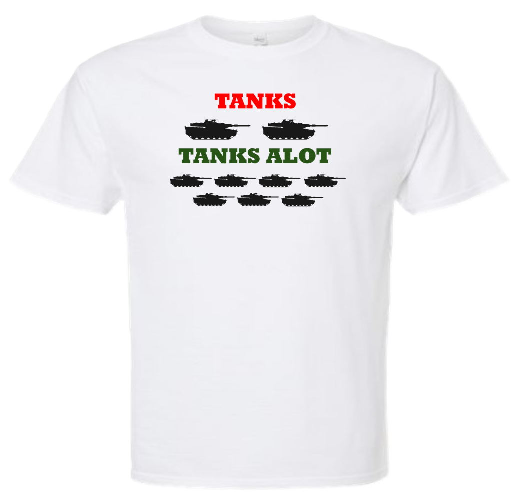 T-Shirts "Tanks A lot"