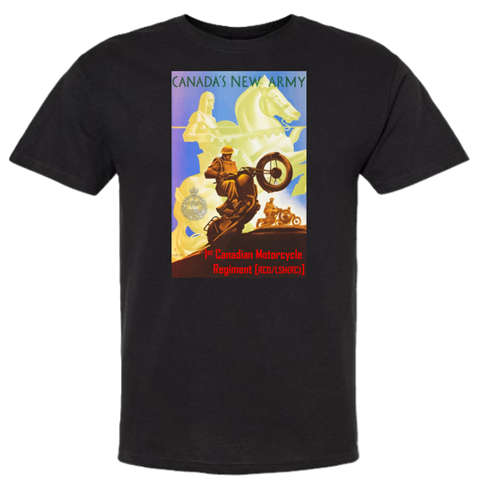 T-Shirts "1st Canadian Motorcycle Regiment"