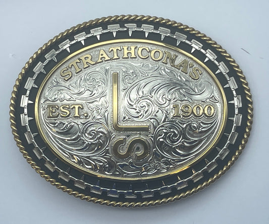 LS Solid Silver Belt Buckle