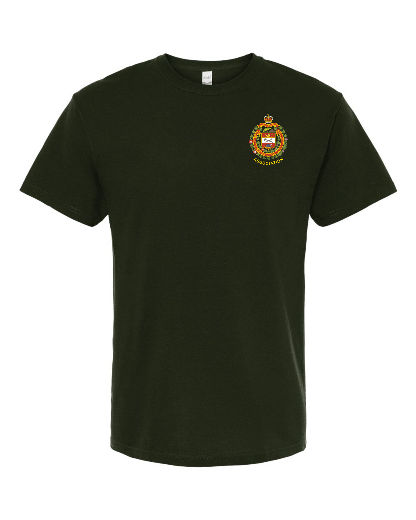 M&O Gold Short Sleeve Tshirt w/ Cap Badge Crest
