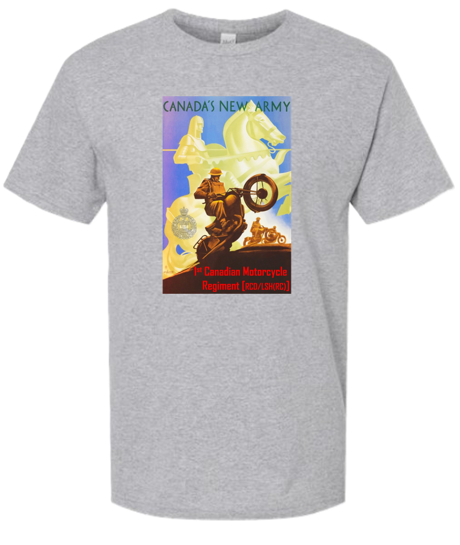 T-Shirts "1st Canadian Motorcycle Regiment"