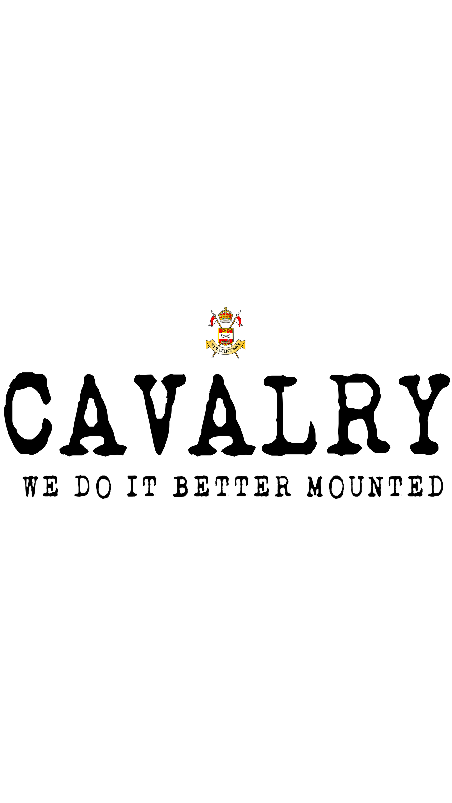 T-Shirts "Cav Mounted"