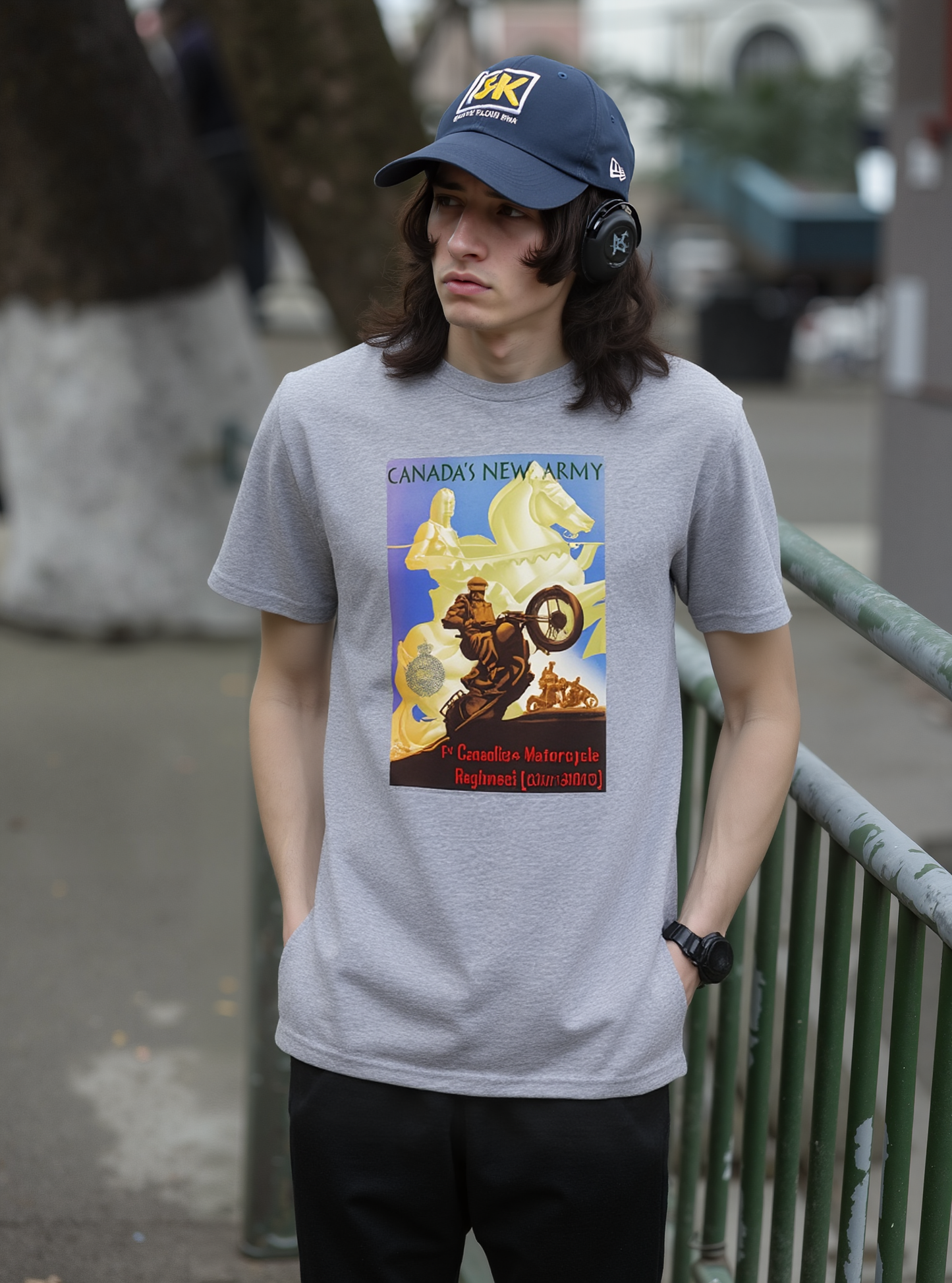 T-Shirts "1st Canadian Motorcycle Regiment"